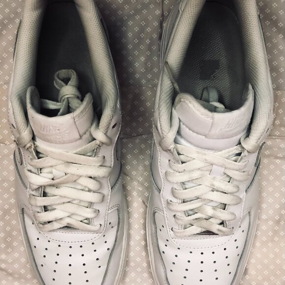 Nike Air Force 1 White – Size 10.5 - Picture 3 of 5